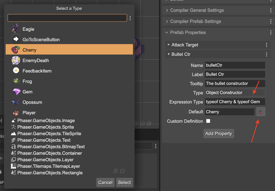 object constructor property