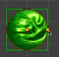 Circle hit area tool.