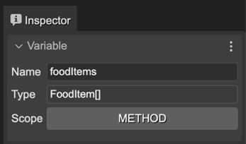 Object List properties.