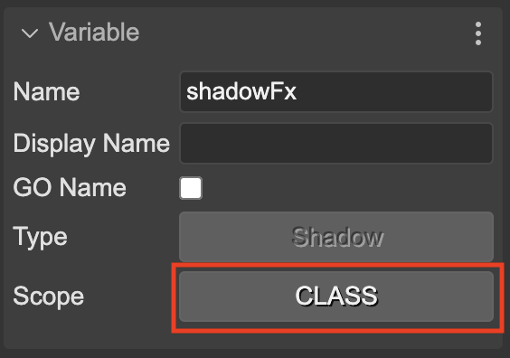 Set class scope to FX.