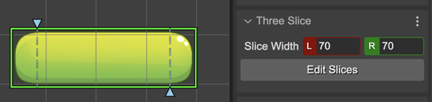 Changes the width of the slices.